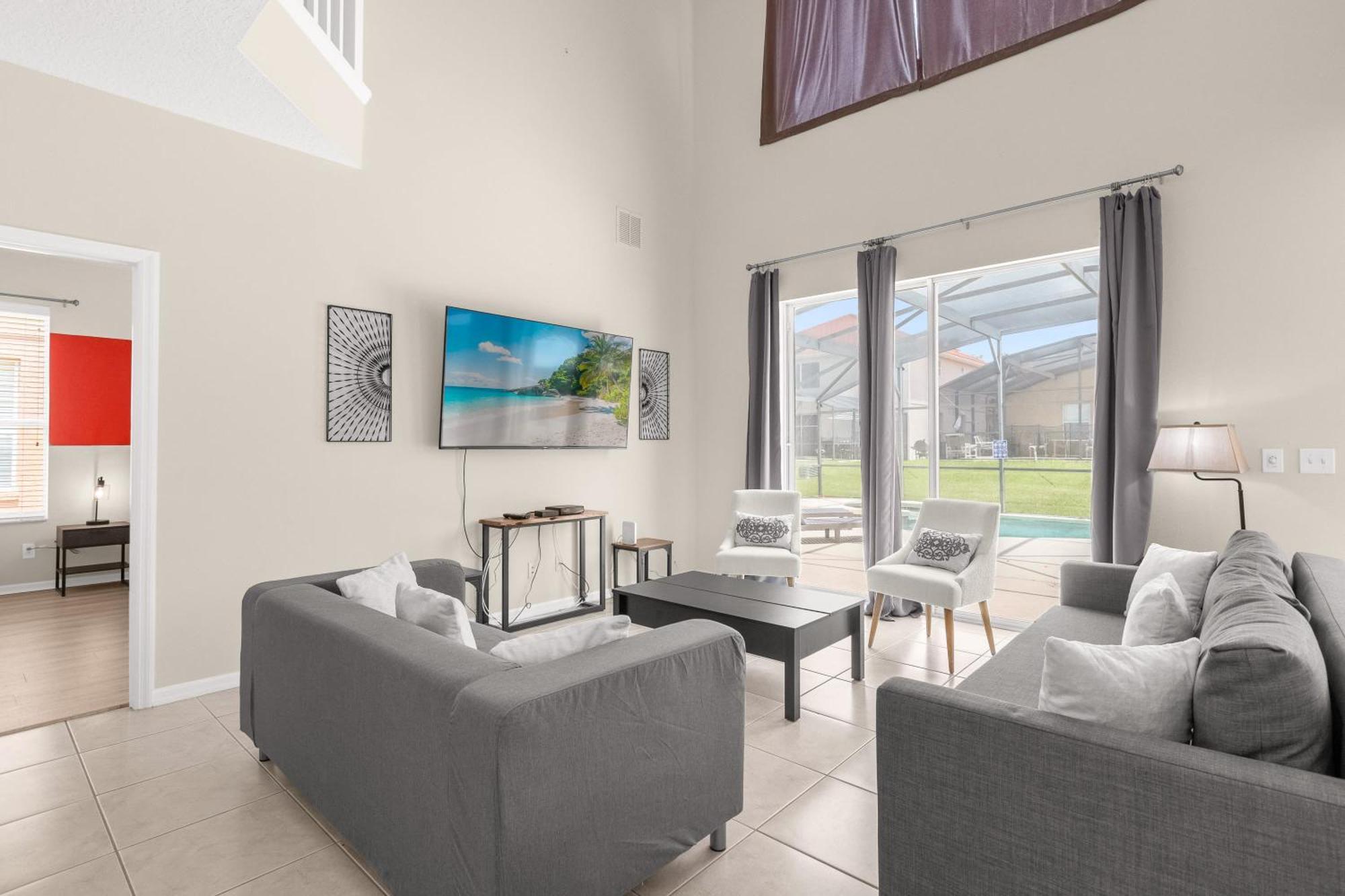 Large Spacious Home W Private Pool & Hot Tub Davenport Bagian luar foto